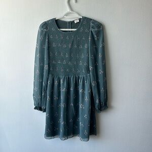 Aritzia Wilfred Casy Dress - shadow blue/sand